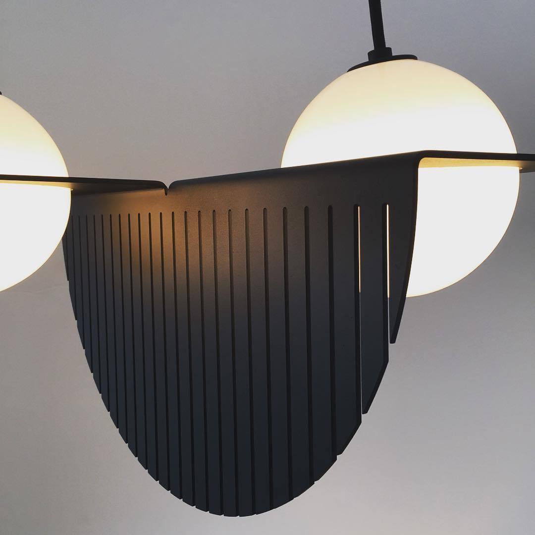 Selan Black Glass Pendant Lamp - Neutralighting