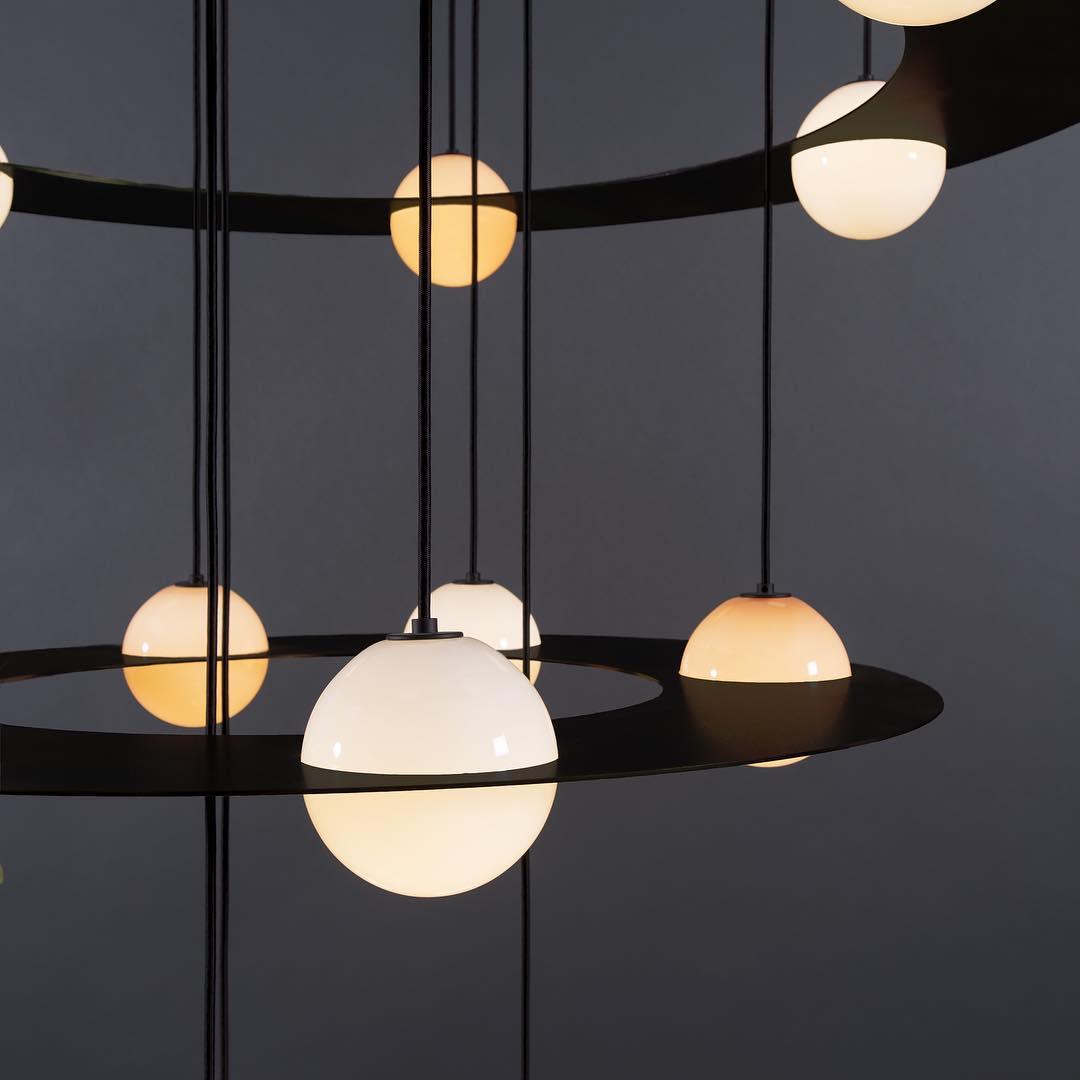 Selan Black Glass Pendant Lamp - Neutralighting