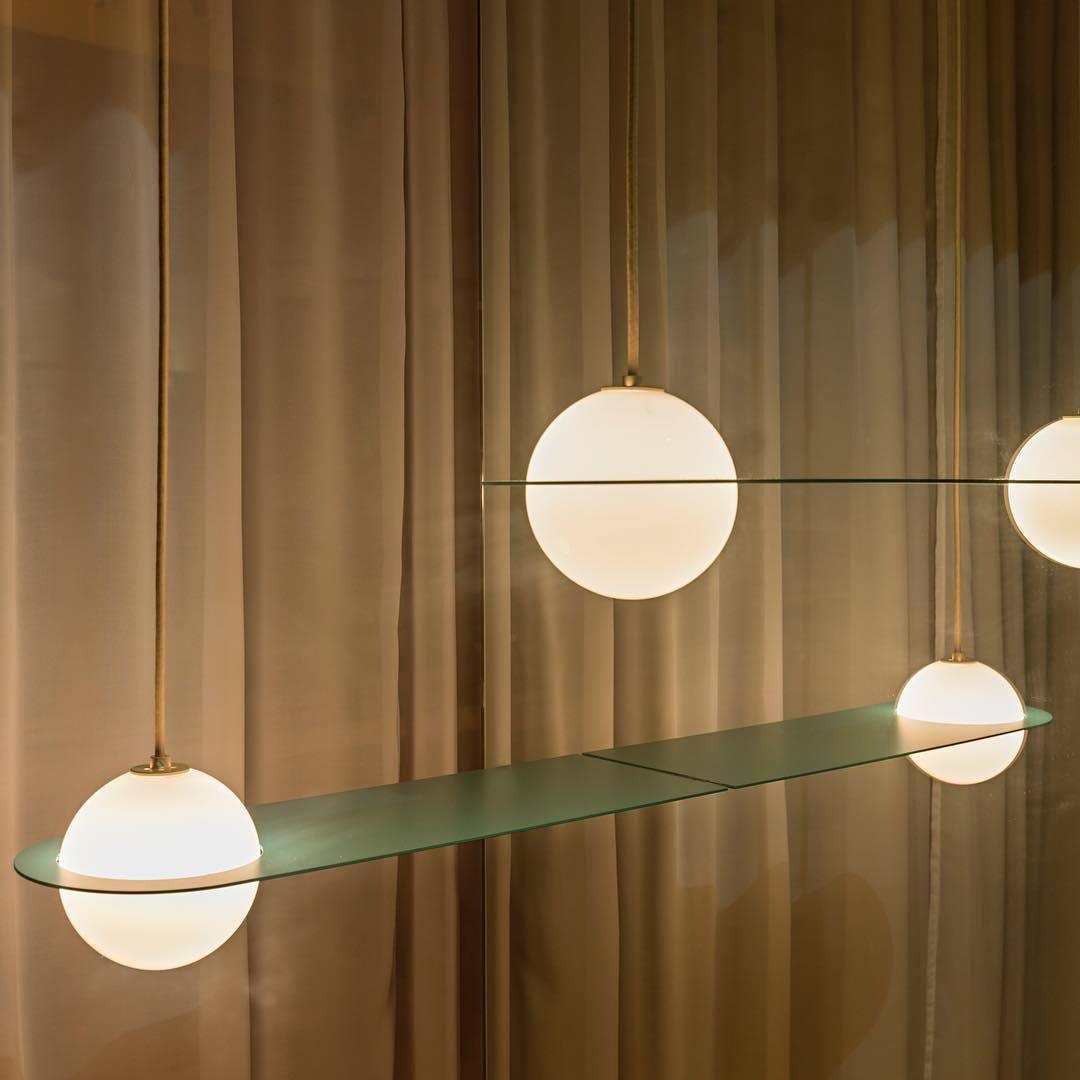 Selan Black Glass Pendant Lamp - Neutralighting