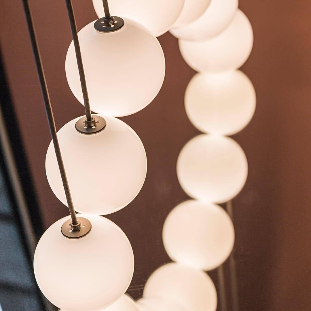 Selan Black Glass Pendant Lamp - Neutralighting