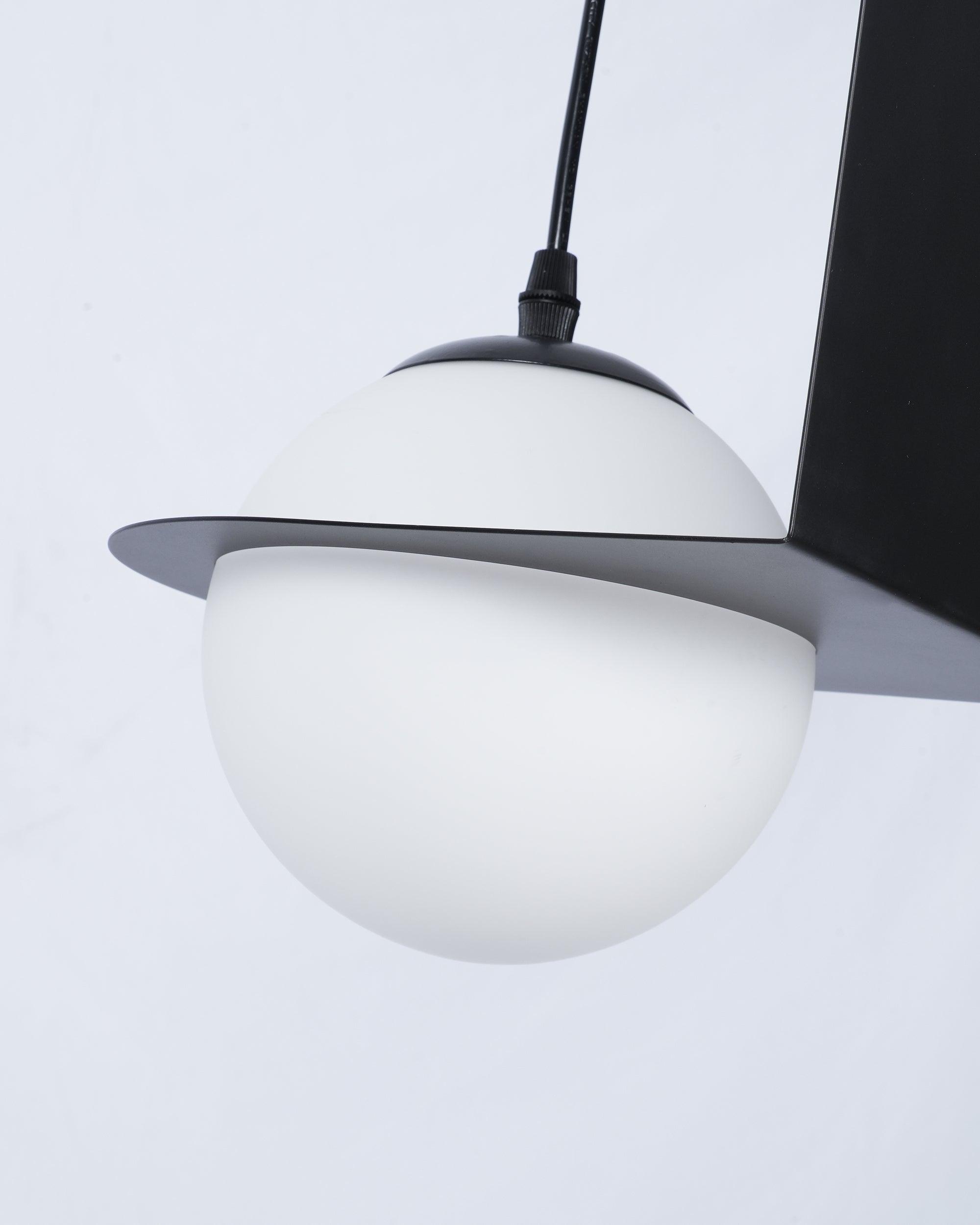 Selan Black Glass Pendant Lamp - Neutralighting
