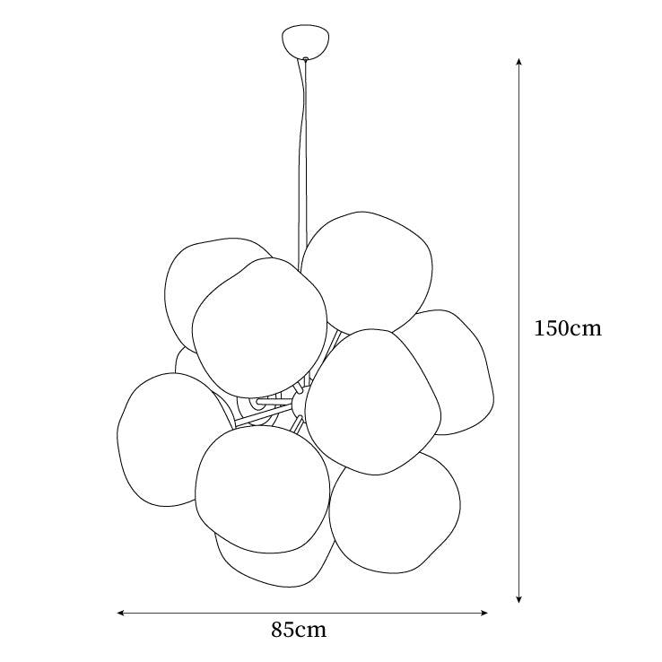 Esola Cluster Glass Pendant Light - Neutralighting