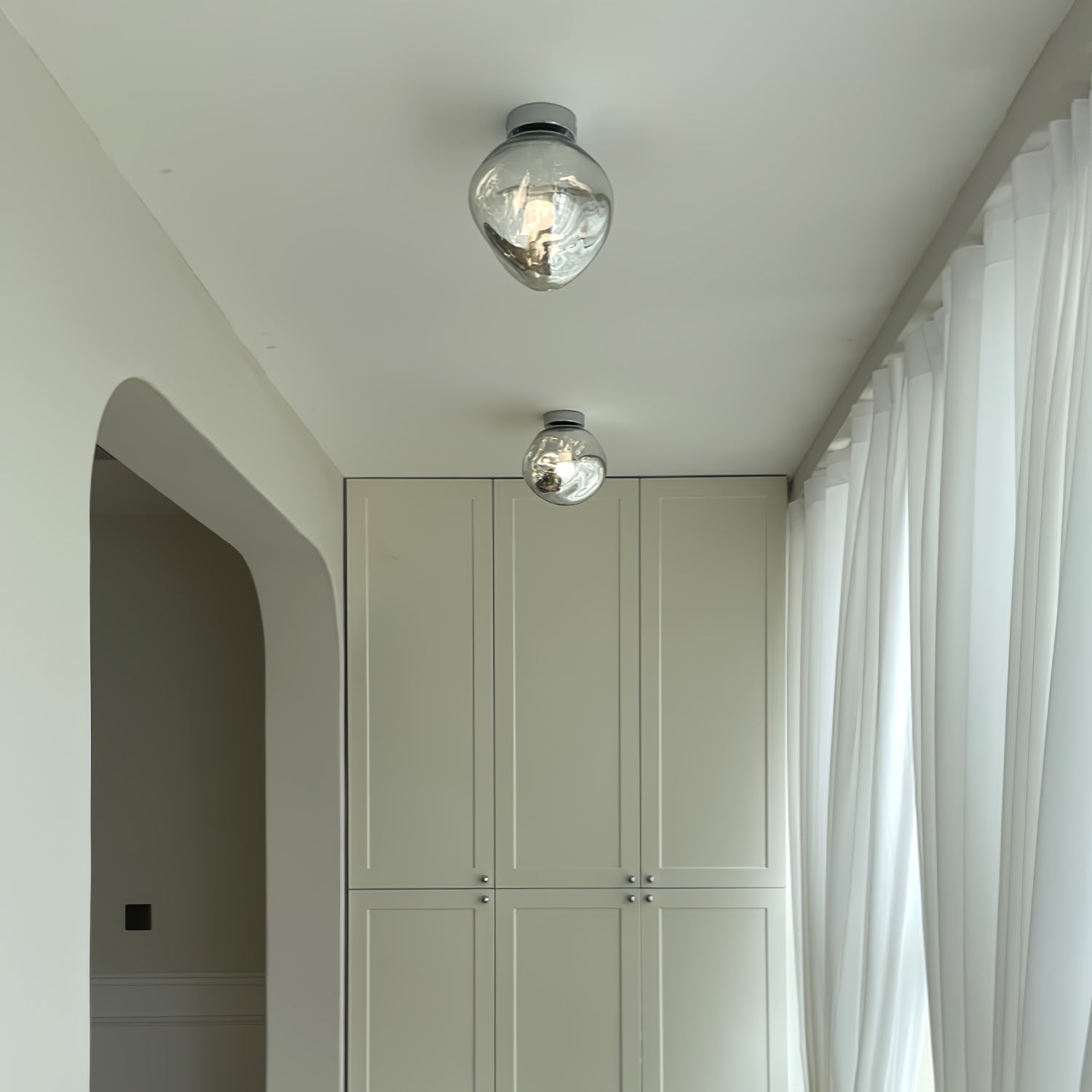 Auden Amber Glass Wall Lamp - Neutralighting