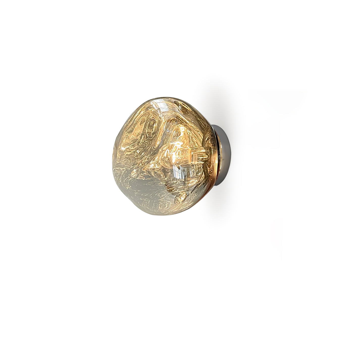 Auden Amber Glass Wall Lamp - Neutralighting