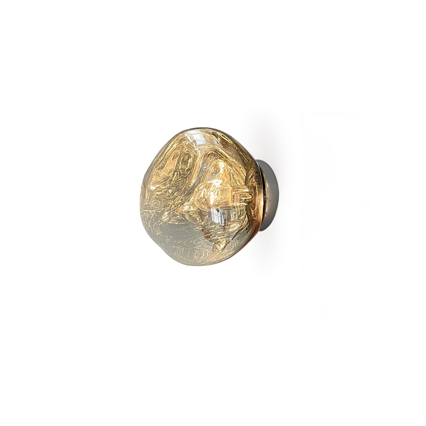 Auden Amber Glass Wall Lamp - Neutralighting