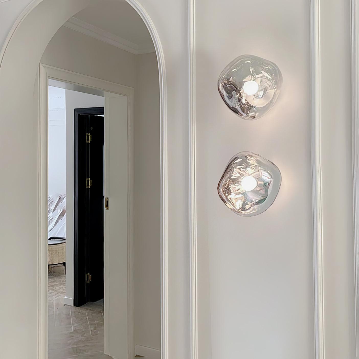 Auden Amber Glass Wall Lamp - Neutralighting