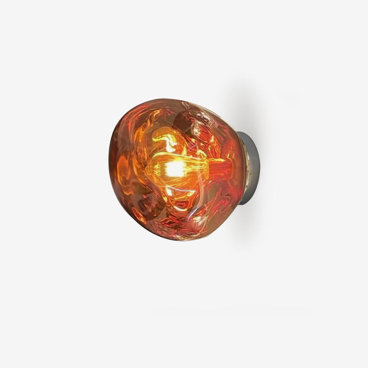 Auden Amber Glass Wall Lamp - Neutralighting