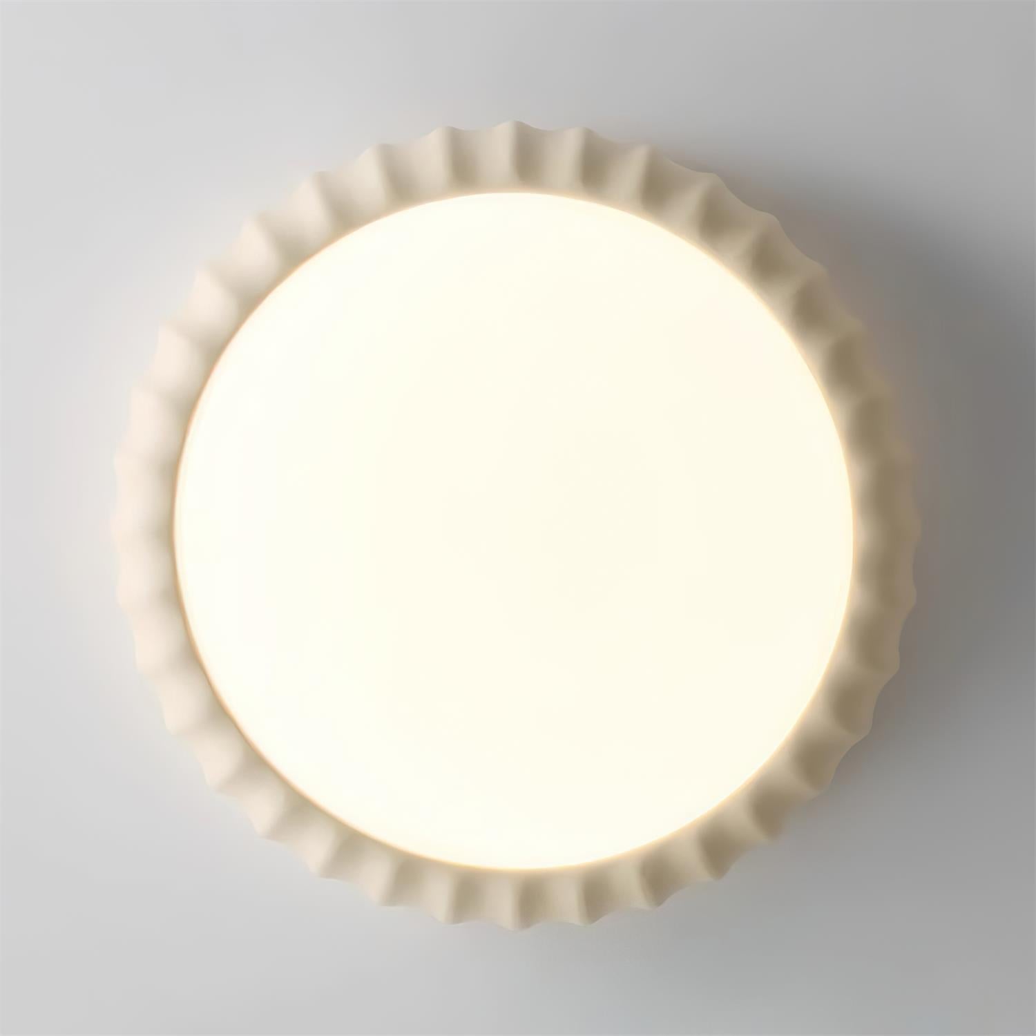 Ceiling Light Soft Green Resin Minimalist Flush Mount Modern - Neutralighting