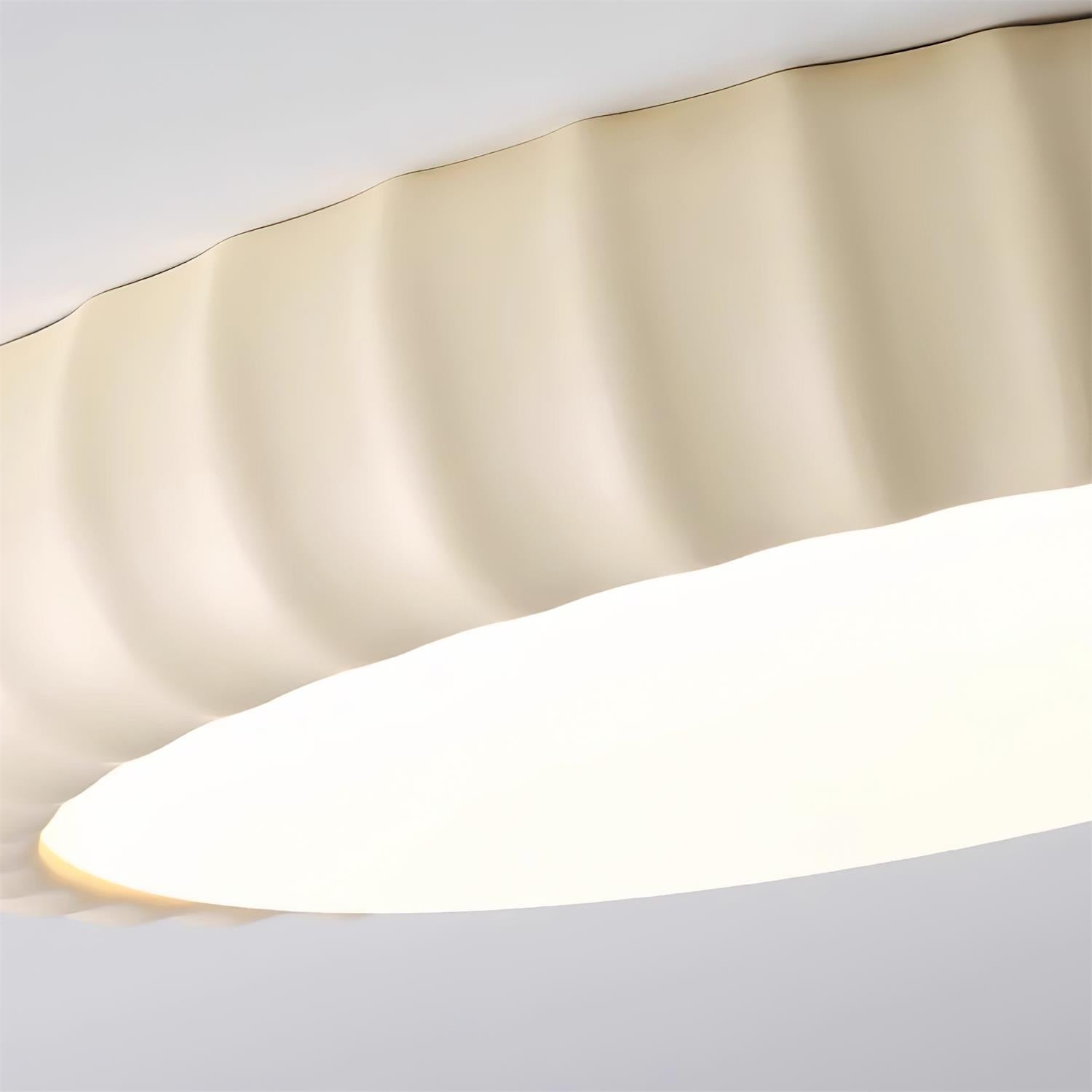 Ceiling Light Soft Green Resin Minimalist Flush Mount Modern - Neutralighting
