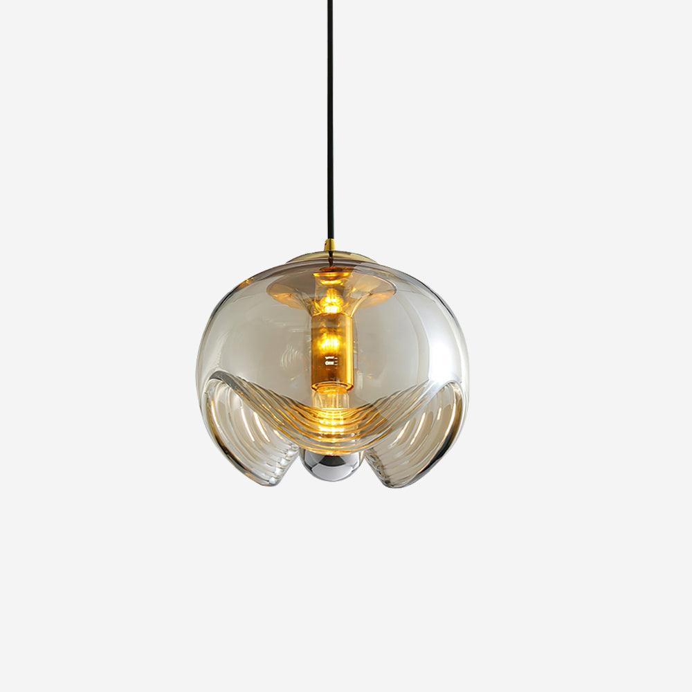 Pendant Light Modern Glass with Warm Amber | Neutralighting