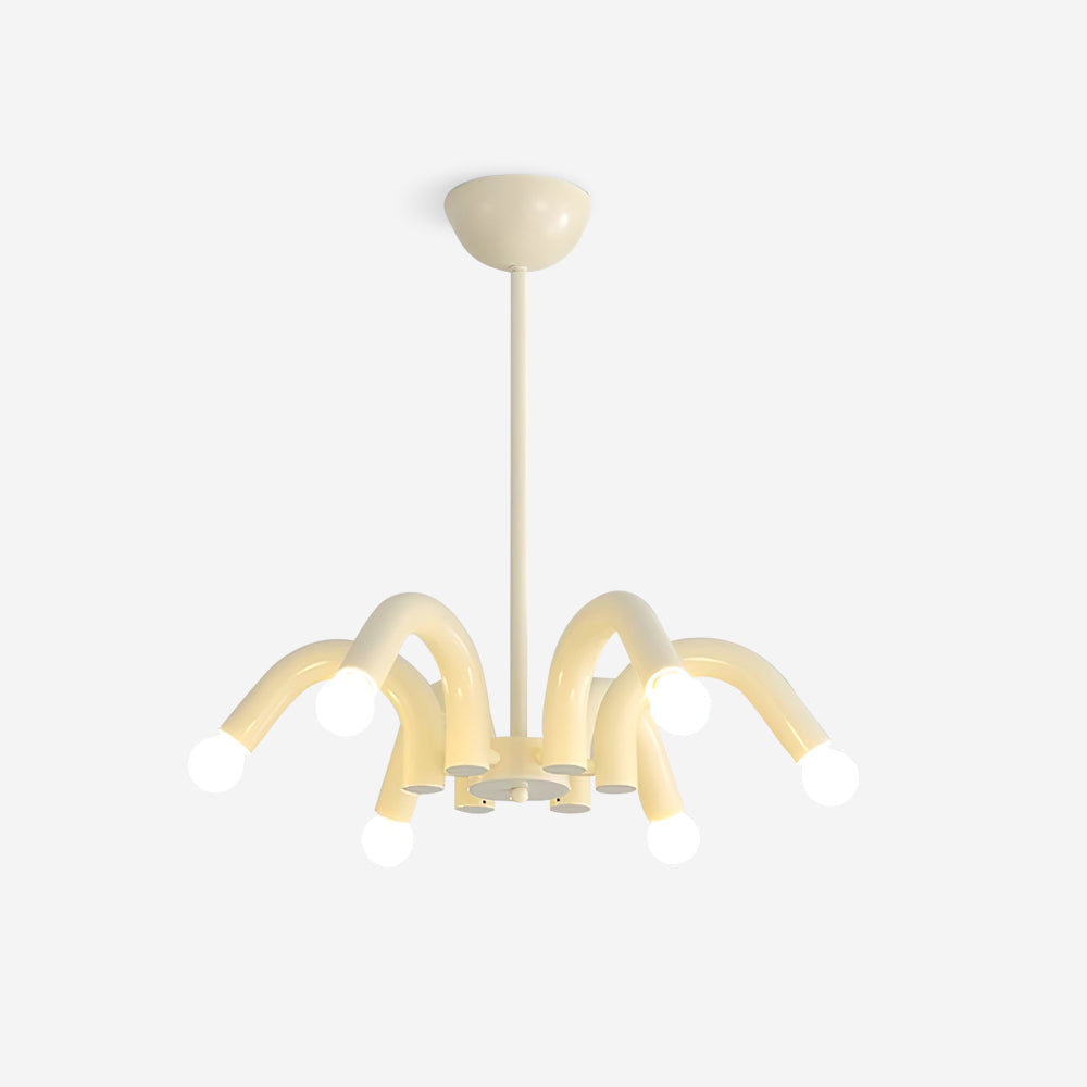Fivelle Modern Cream Multi-Arm Chandelier - Neutralighting
