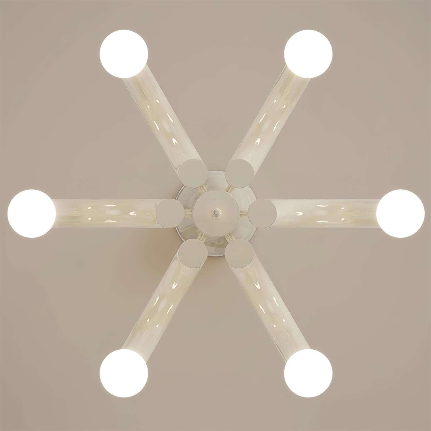 Fivelle Modern Cream Multi-Arm Chandelier - Neutralighting