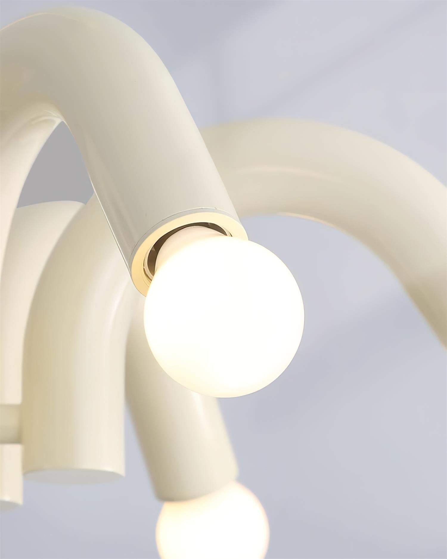 Fivelle Modern Cream Multi-Arm Chandelier - Neutralighting