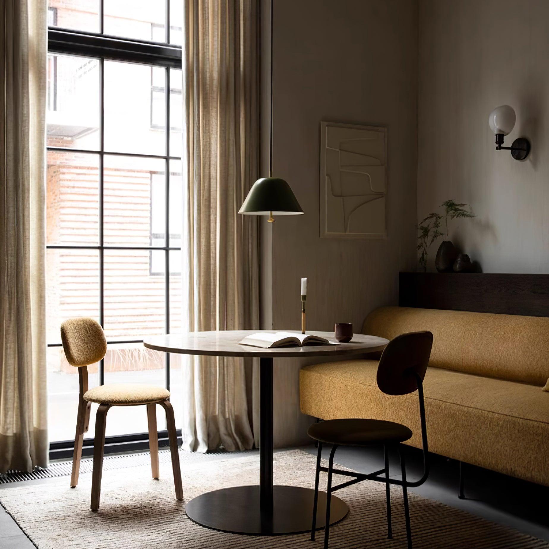 Pendant Lamp Modern Metal Shade in Green and White Minimalist - Neutralighting