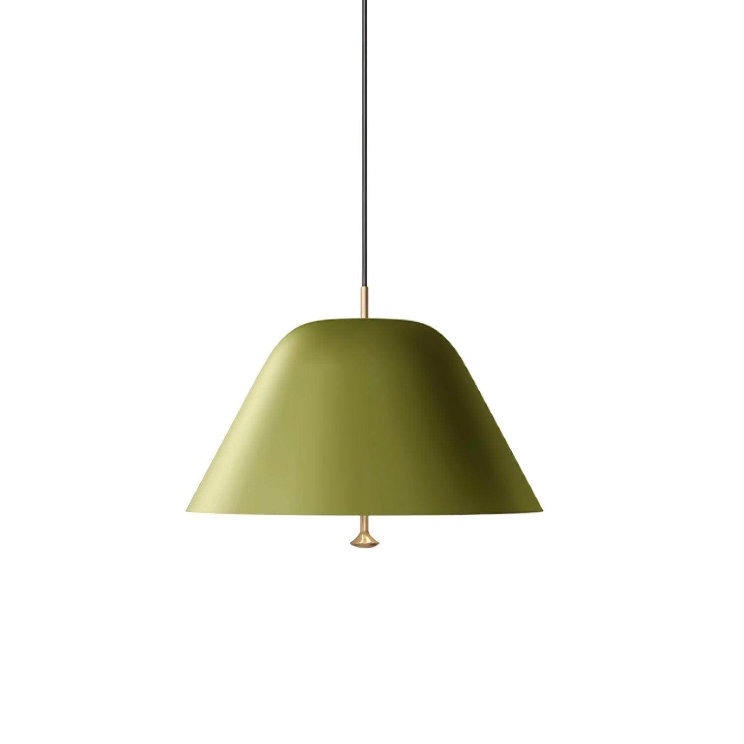 Pendant Lamp Modern Metal Shade in Green and White Minimalist - Neutralighting