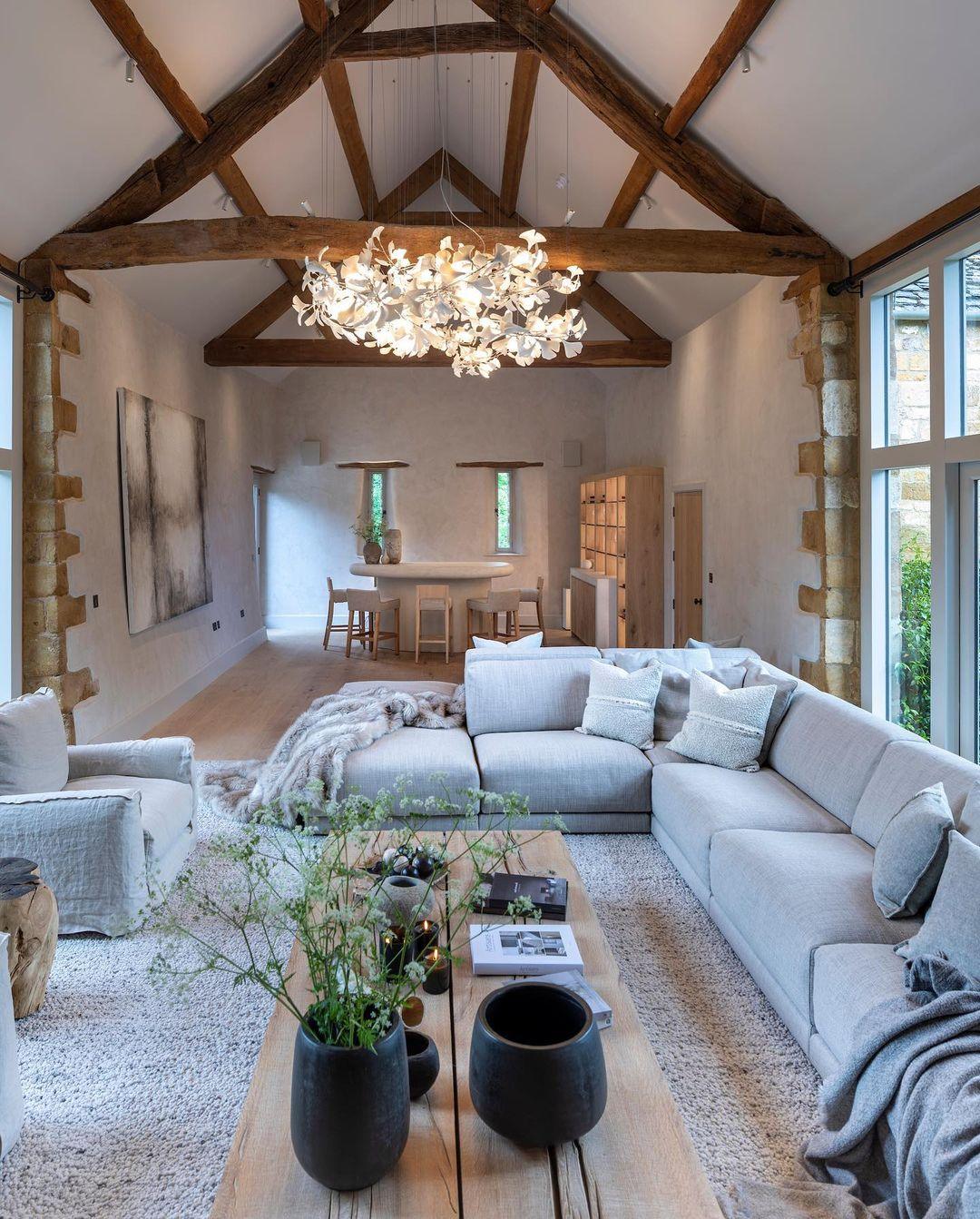 Olivia Ceramic Gingko Leaf Chandelier Organic Curves - Letslighting