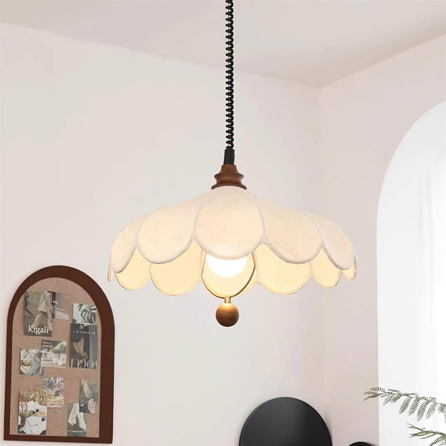 Hana Pendant Light Vintage Floral - Neutralighting