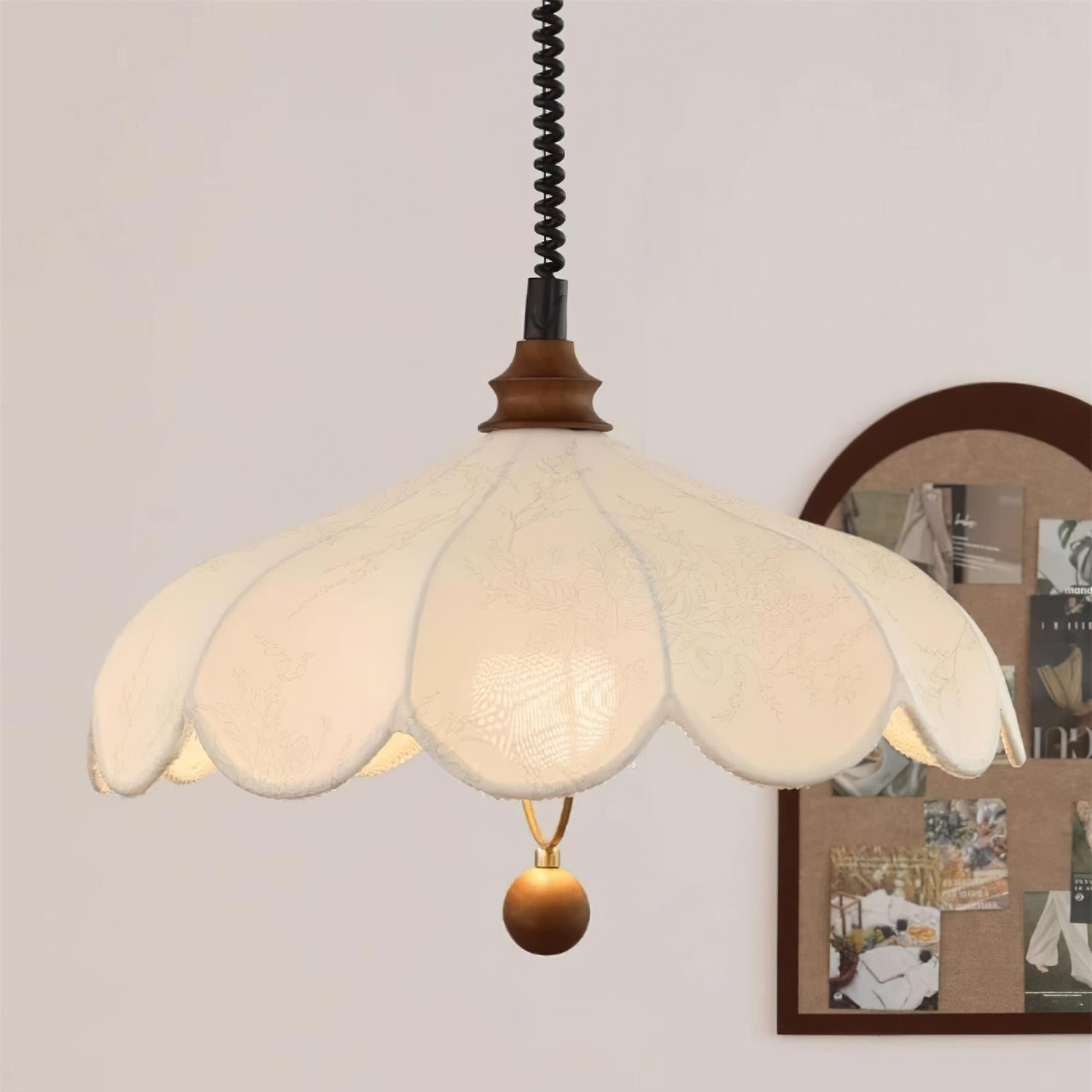 Hana Pendant Light Vintage Floral - Neutralighting