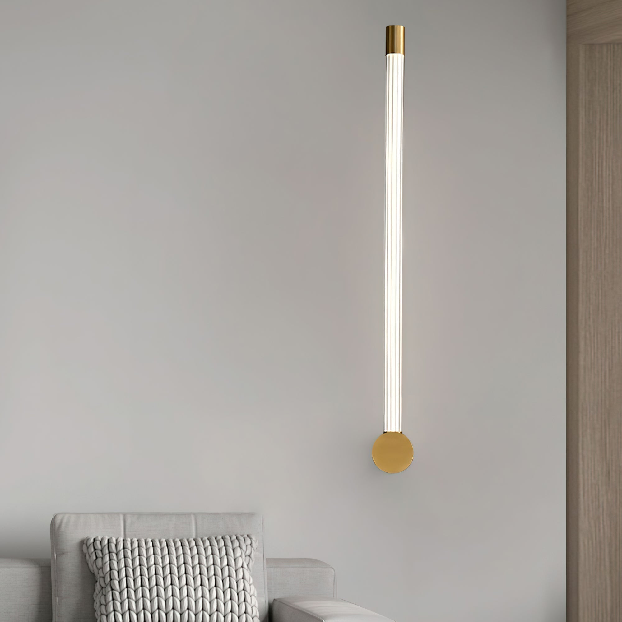 Vexy Linear LED Wall Light Gold - Neutralighting