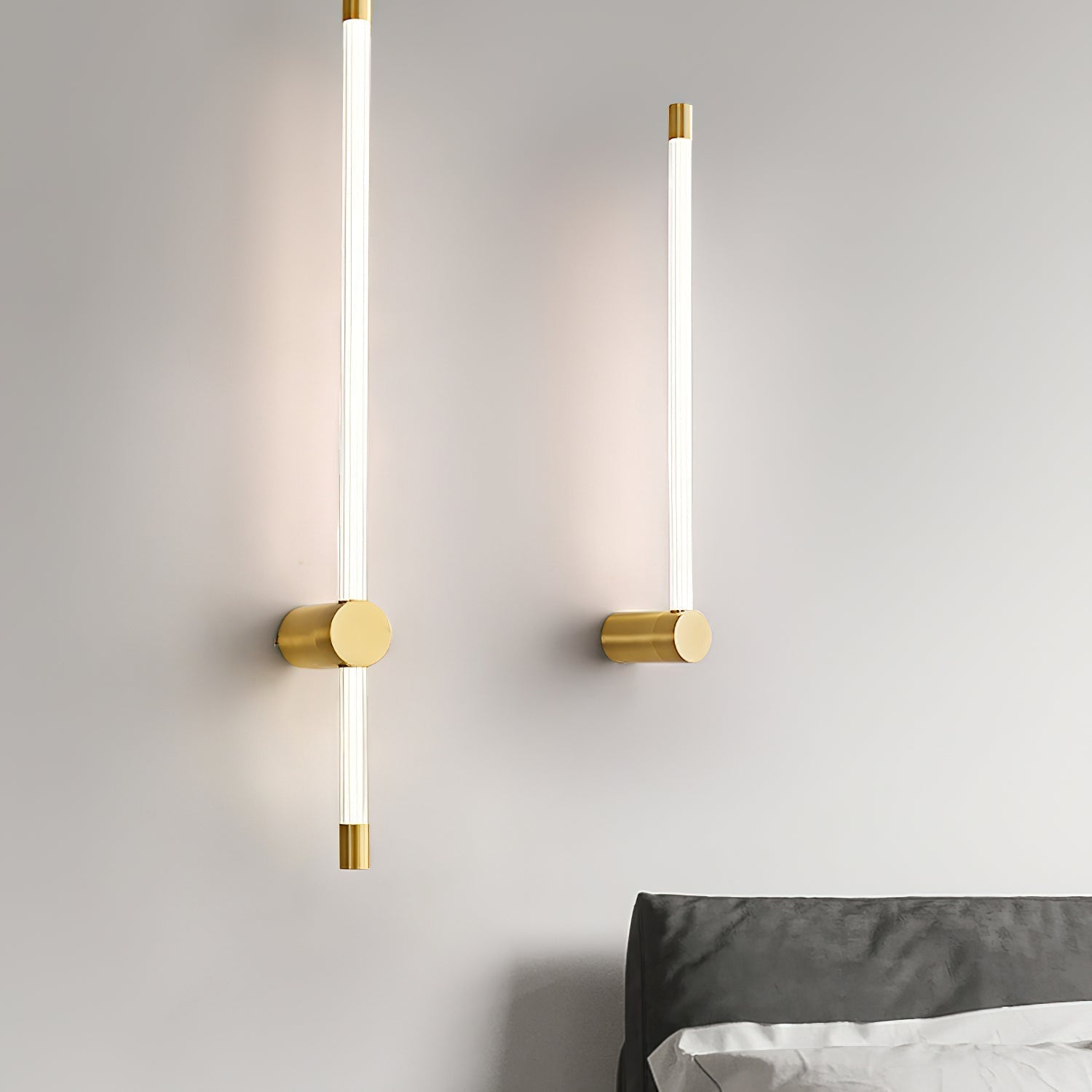 Vexy Linear LED Wall Light Gold - Neutralighting