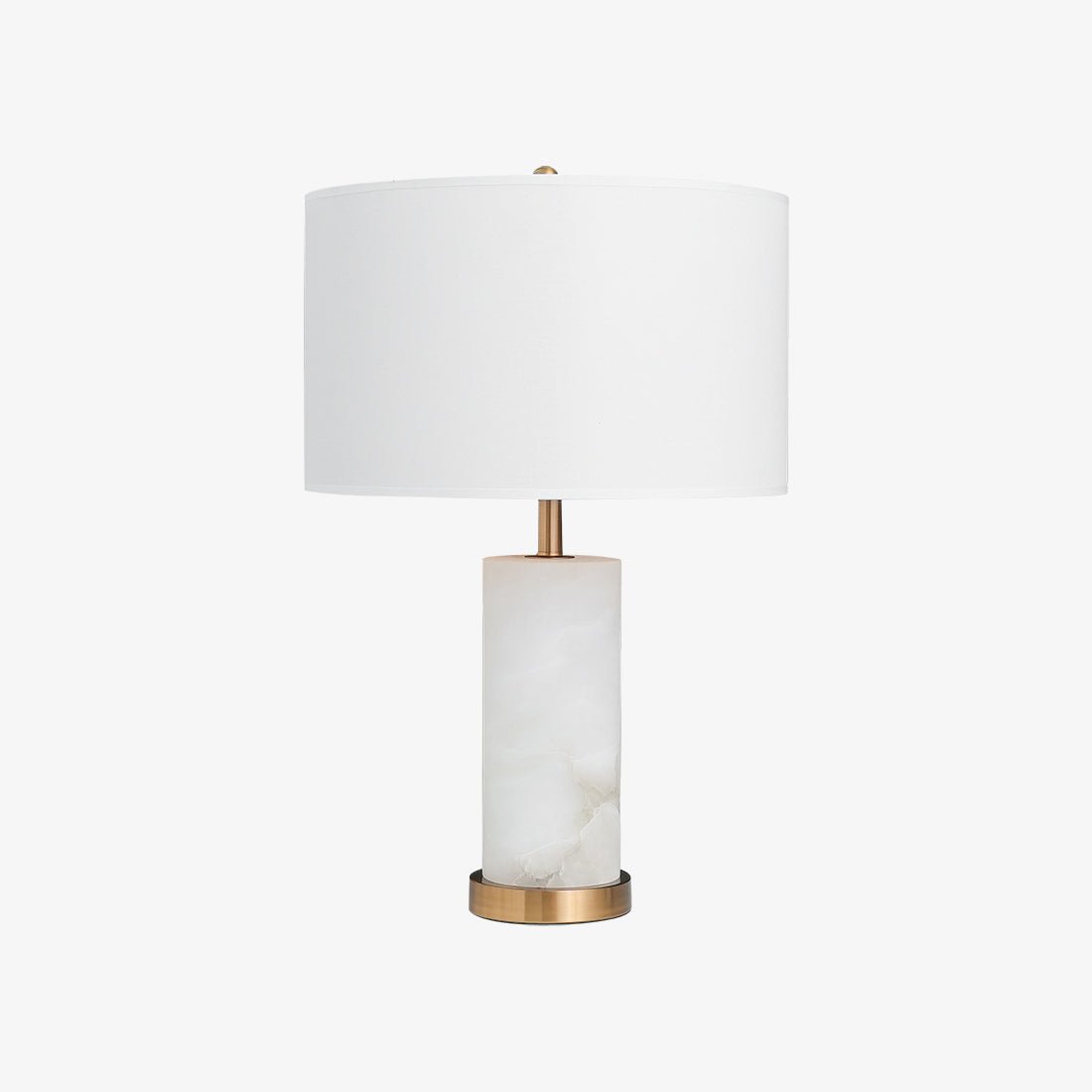 Zosilis Cylindrical Alabaster Table Lamp - Neutralighting
