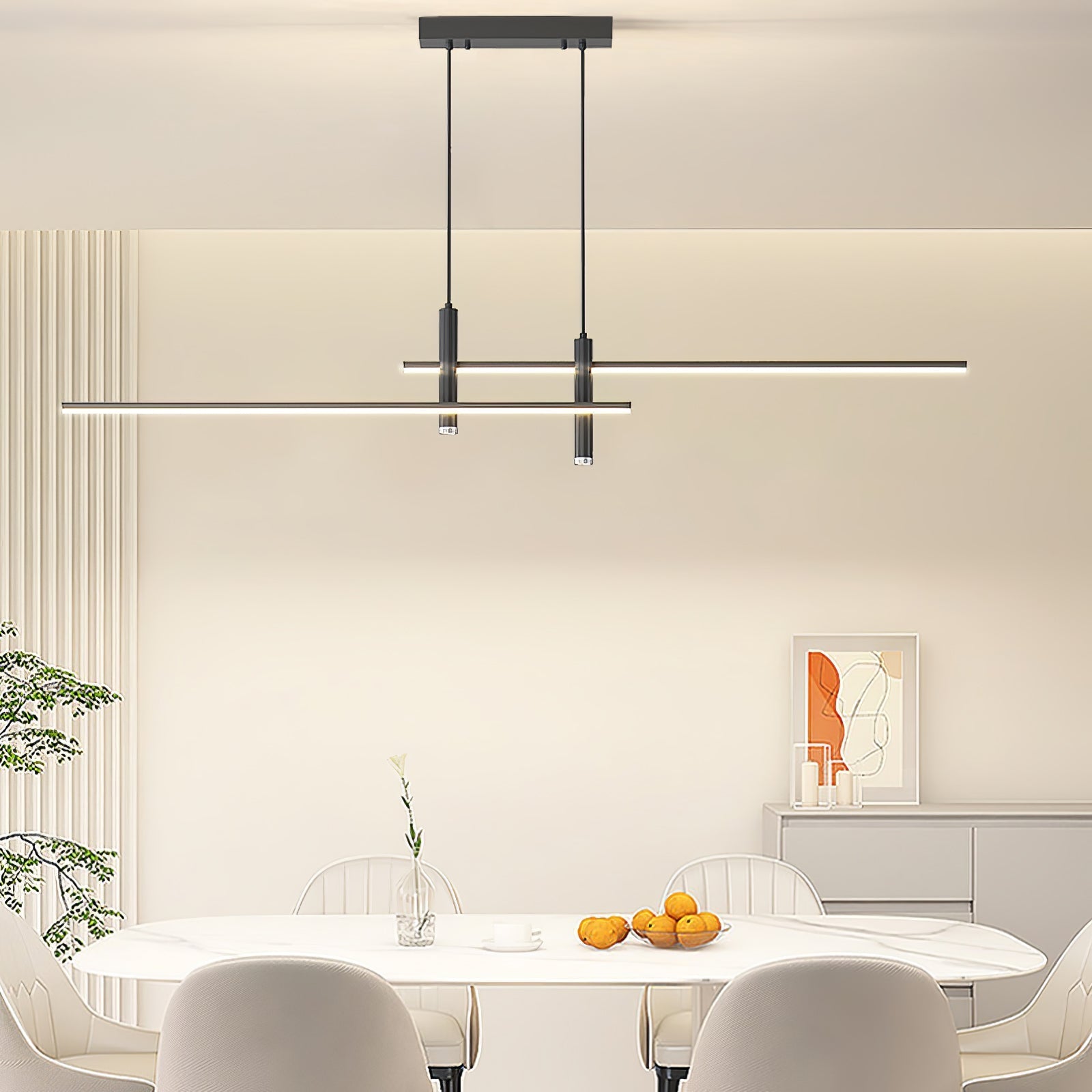 Prym Pendant Light Modern Linear Dining Room - Neutralighting