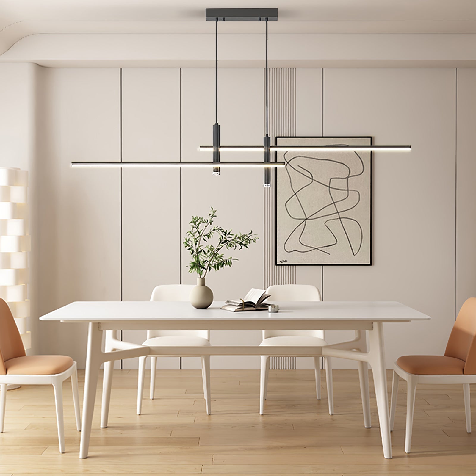 Prym Pendant Light Modern Linear Dining Room - Neutralighting