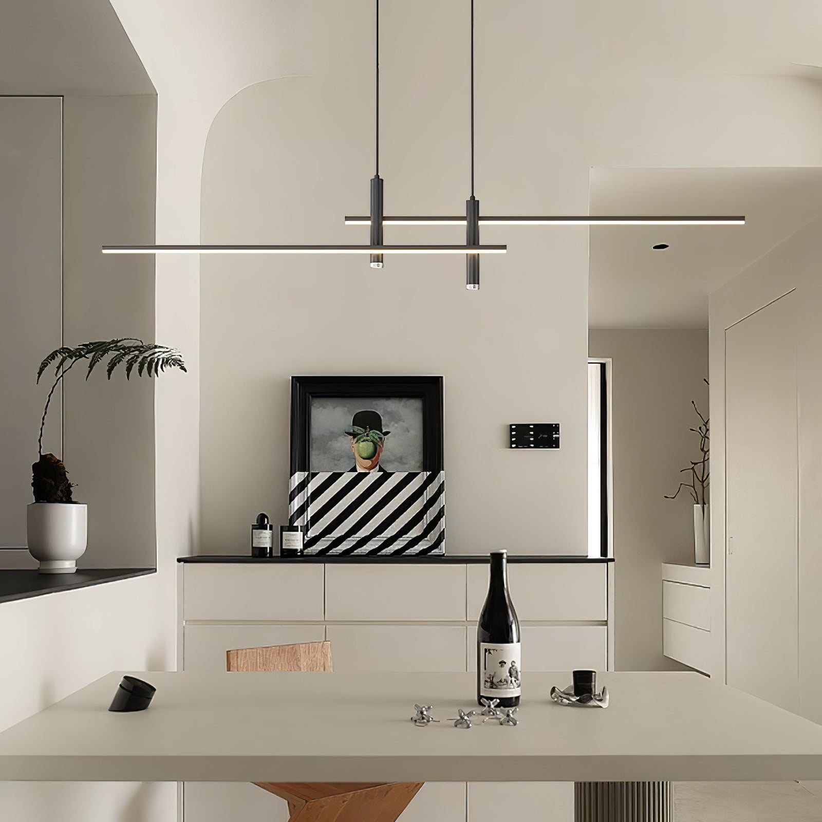 Prym Pendant Light Modern Linear Dining Room - Neutralighting