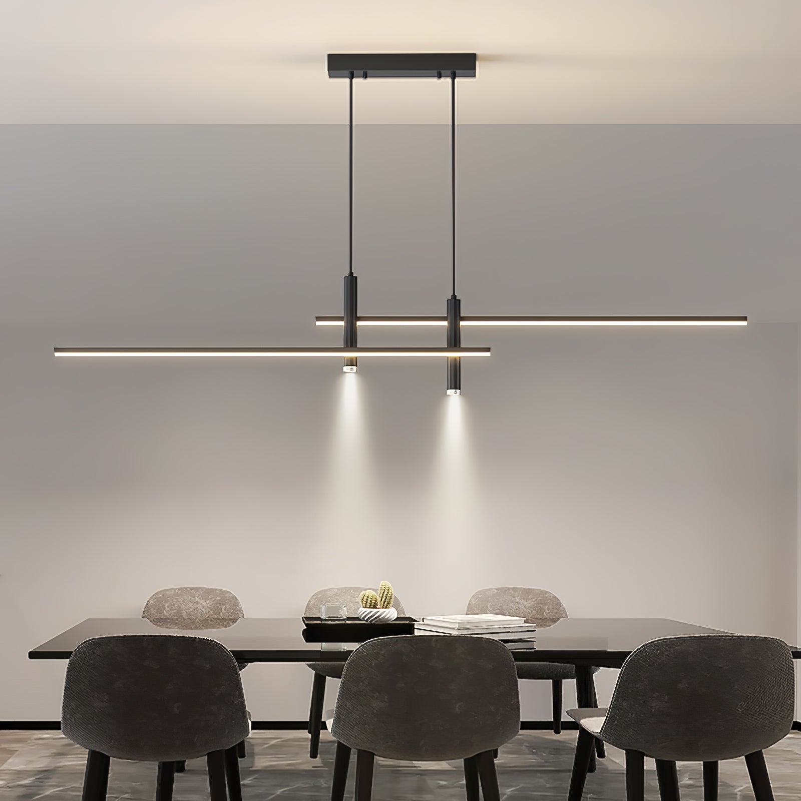 Prym Pendant Light Modern Linear Dining Room - Neutralighting