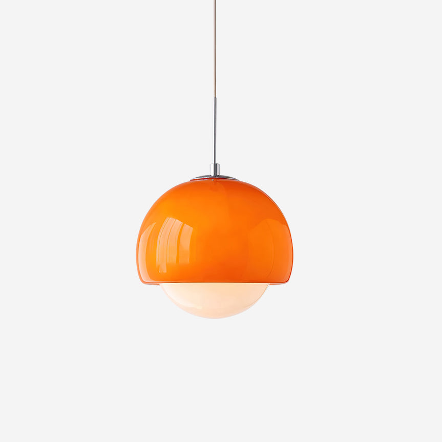 Pendant Light Glass Globe Retro Modern Style Colorful Soft Illumination - Neutralighting
