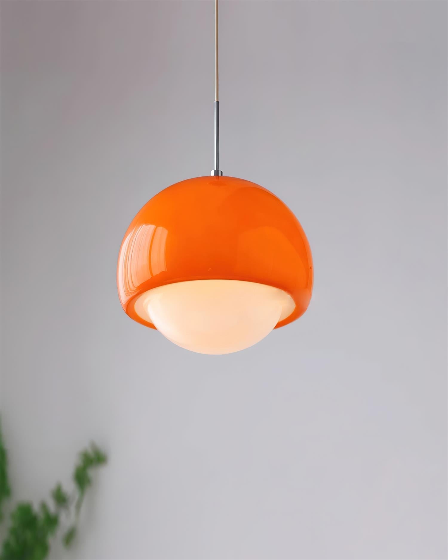 Pendant Light Glass Globe Retro Modern Style Colorful Soft Illumination - Neutralighting