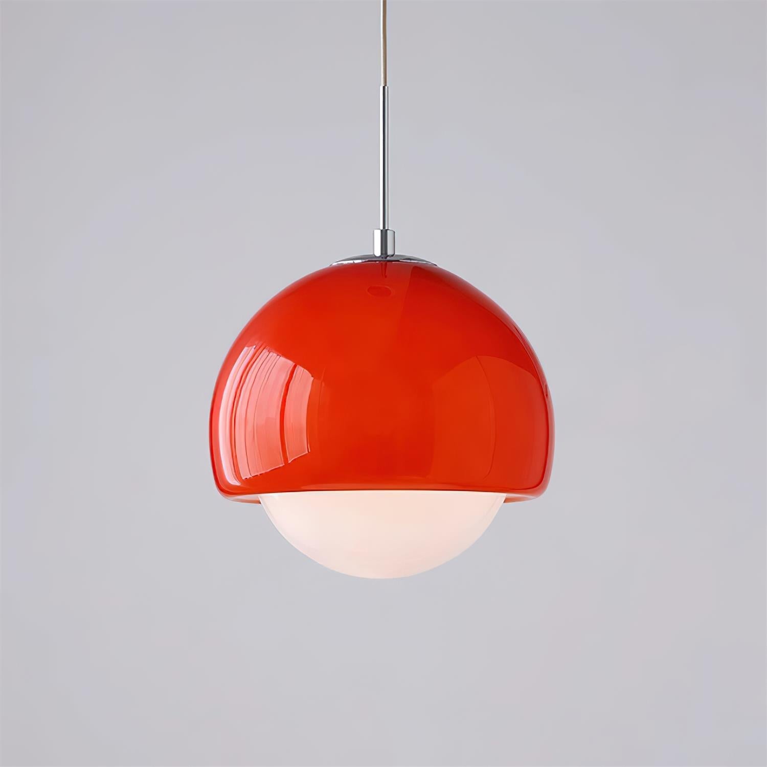 Pendant Light Glass Globe Retro Modern Style Colorful Soft Illumination - Neutralighting