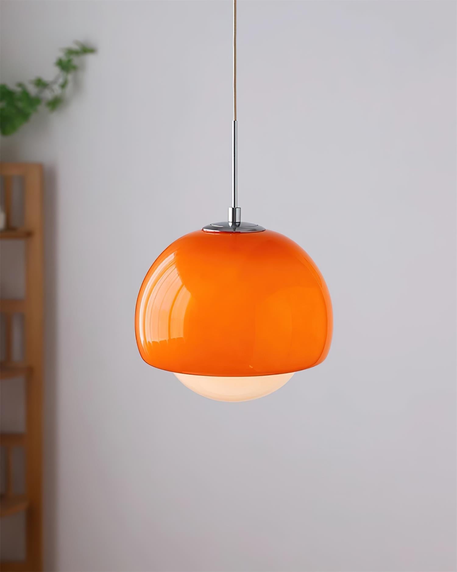 Pendant Light Glass Globe Retro Modern Style Colorful Soft Illumination - Neutralighting