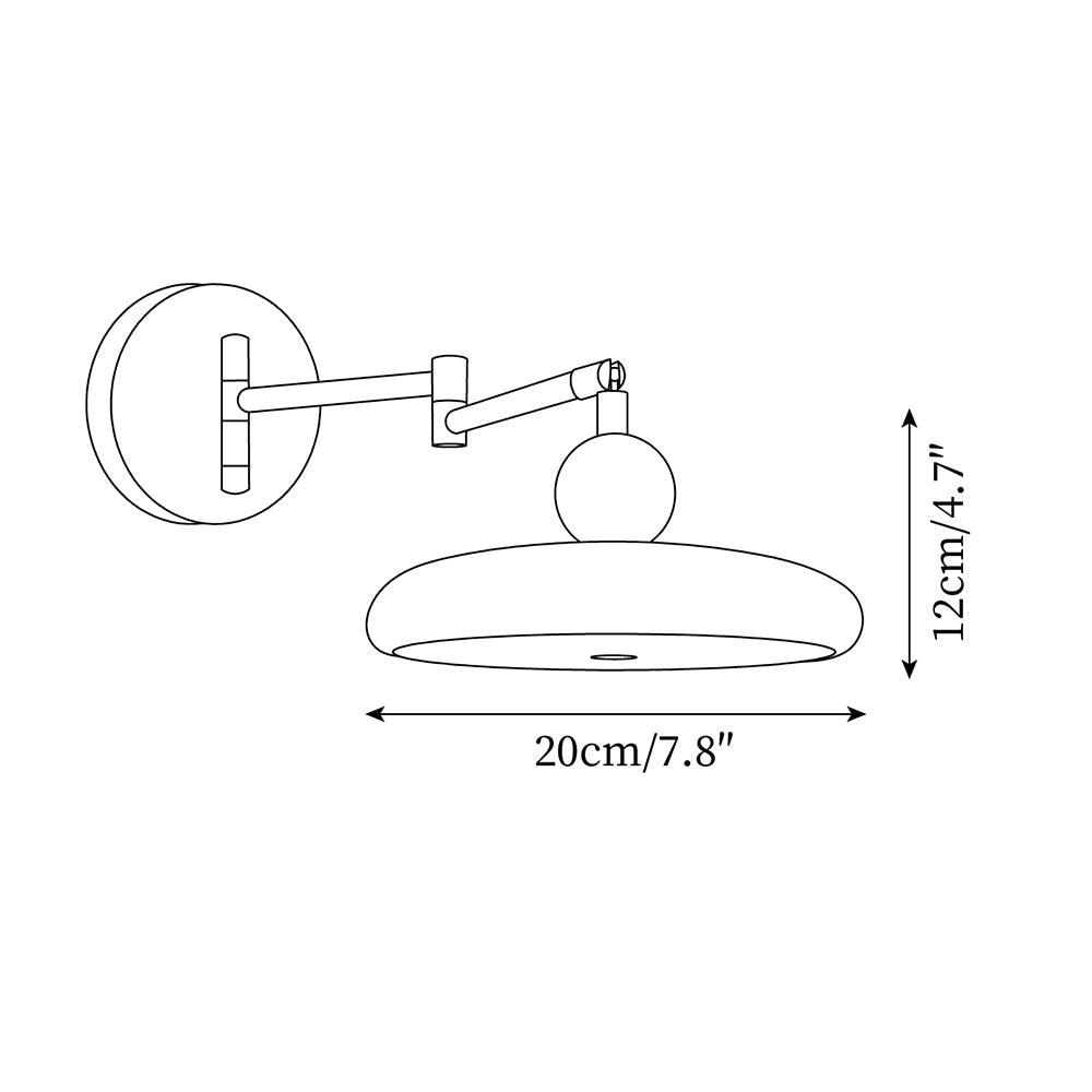 Ovelle Swing Arm Wall Lamp - Neutralighting