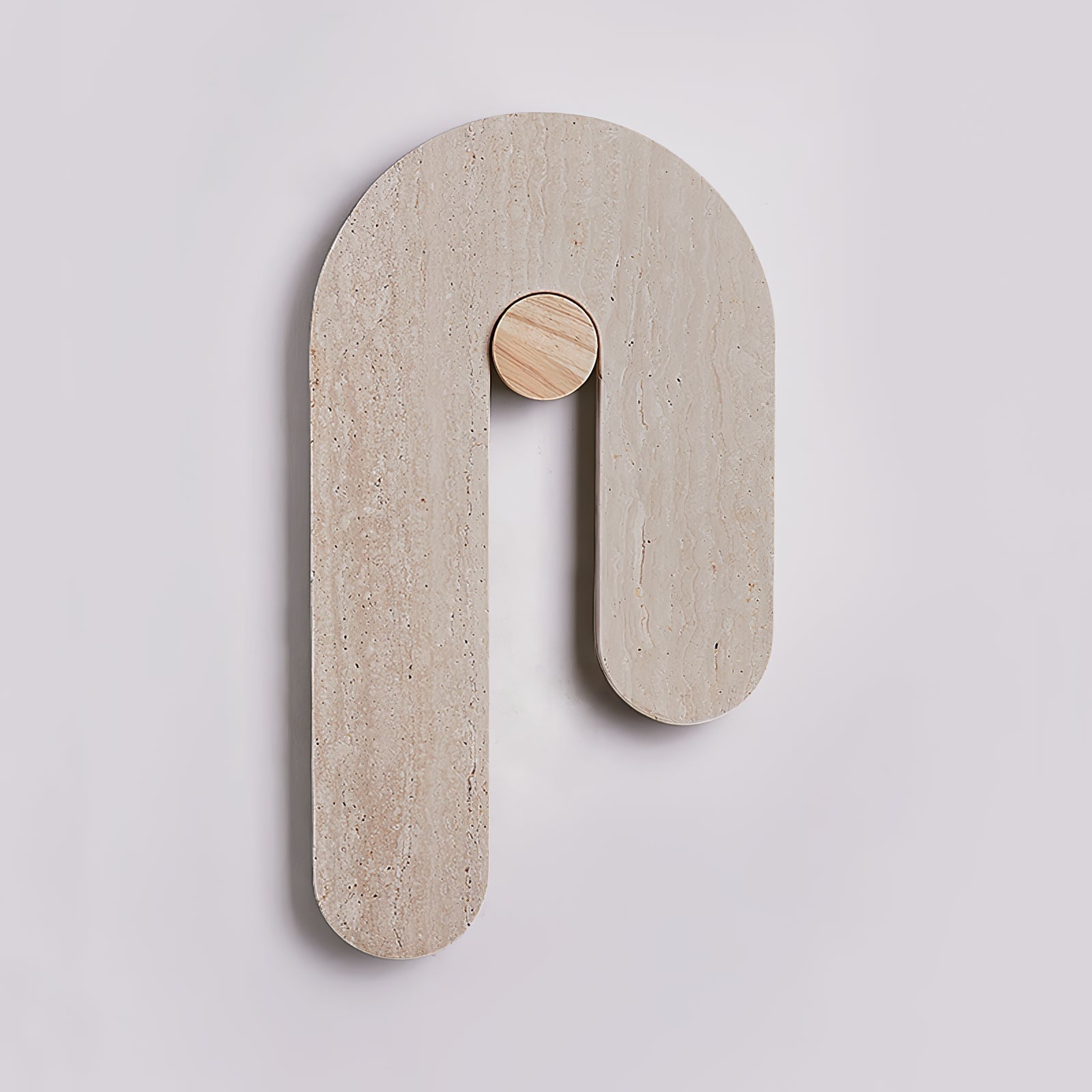 Ithaus Travertine Circular Wall Light - Neutralighting