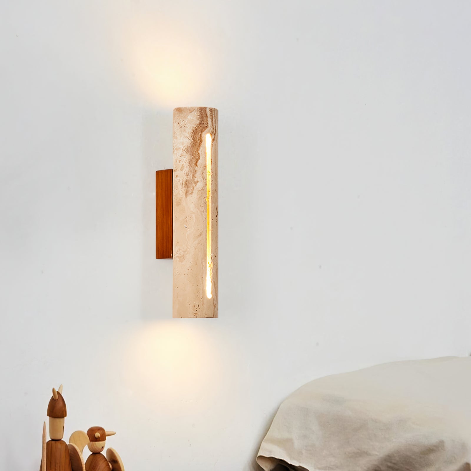 Nissa Travertine Wall Light - Neutralighting