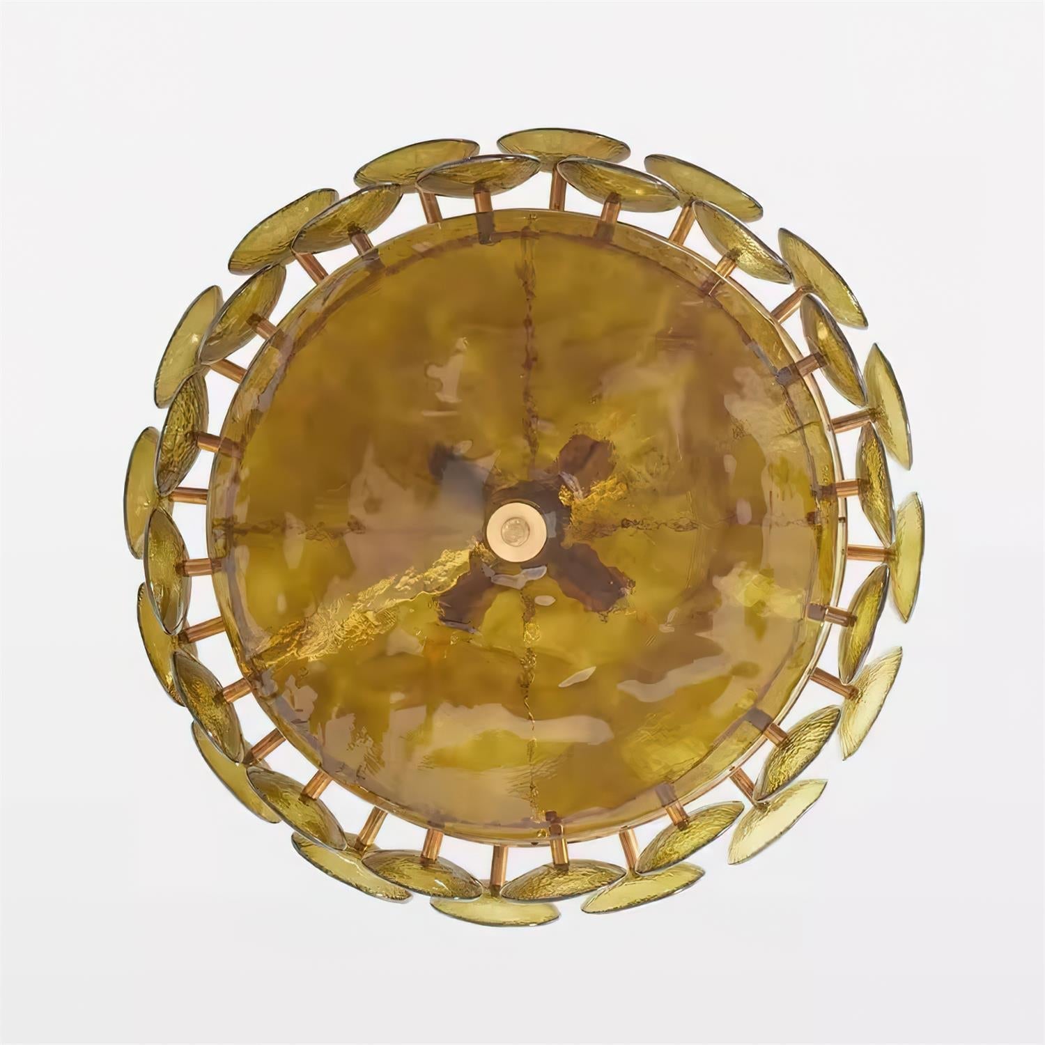 Ventilo Amber Glass Chandelier - Neutralighting