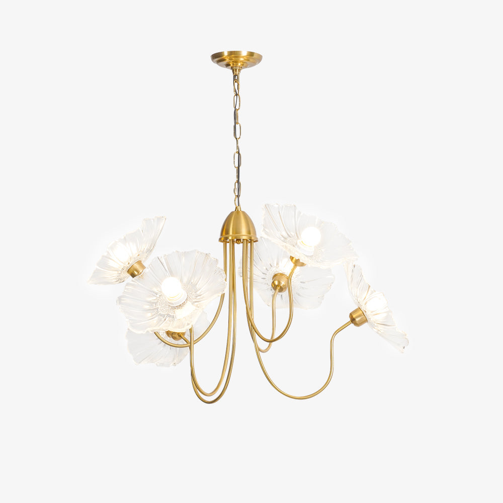 Calia Glass Chandelier - Neutralighting