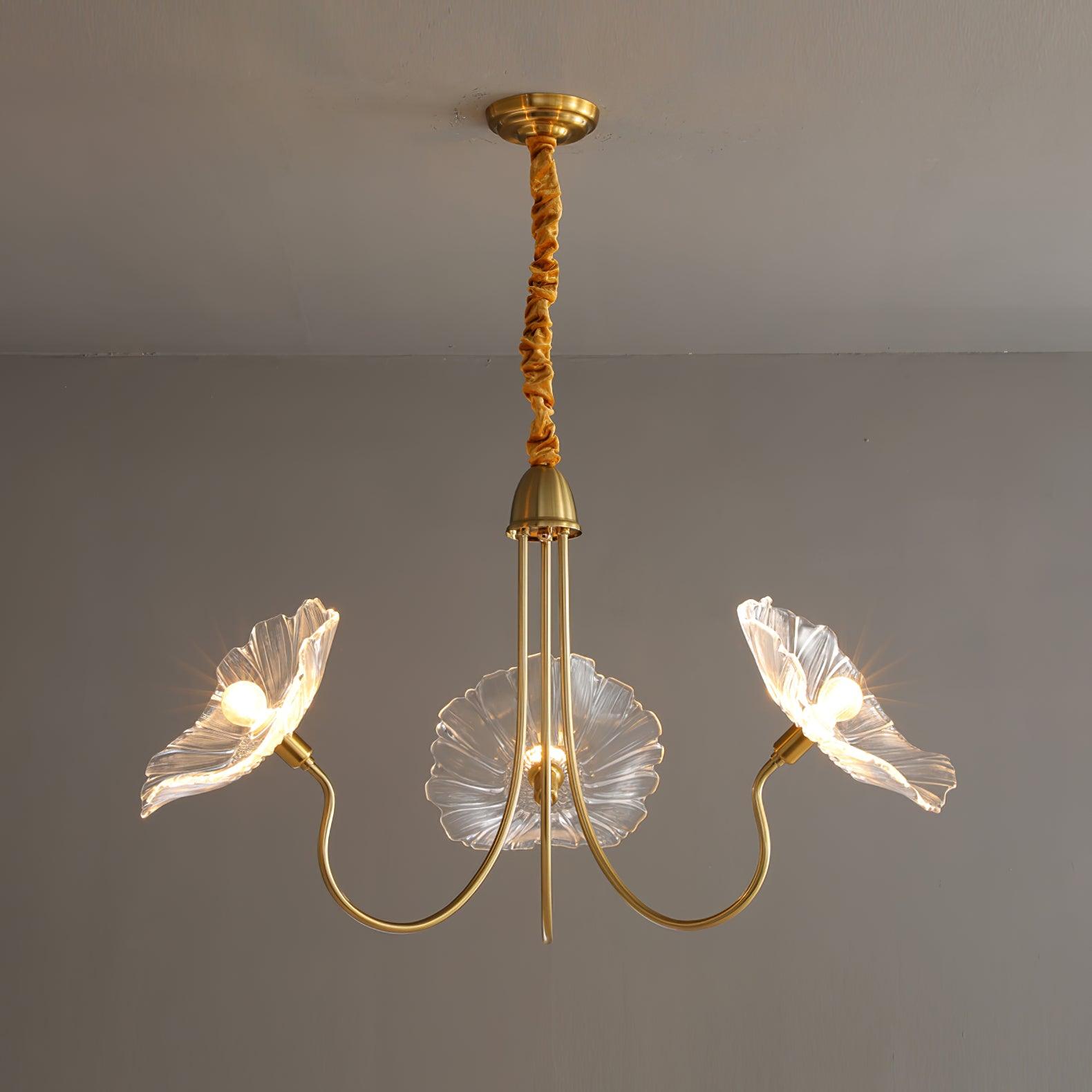 Calia Glass Chandelier - Neutralighting