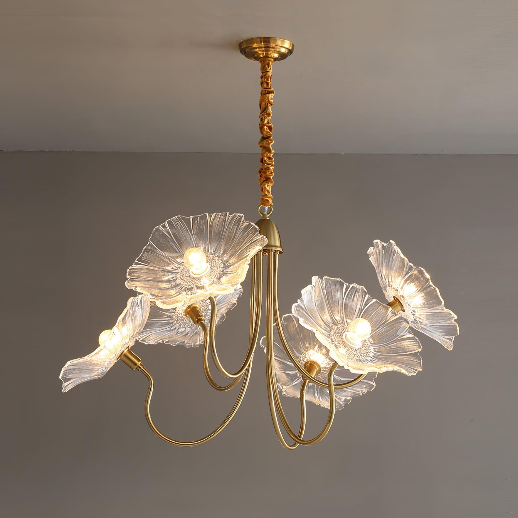 Calia Glass Chandelier - Neutralighting