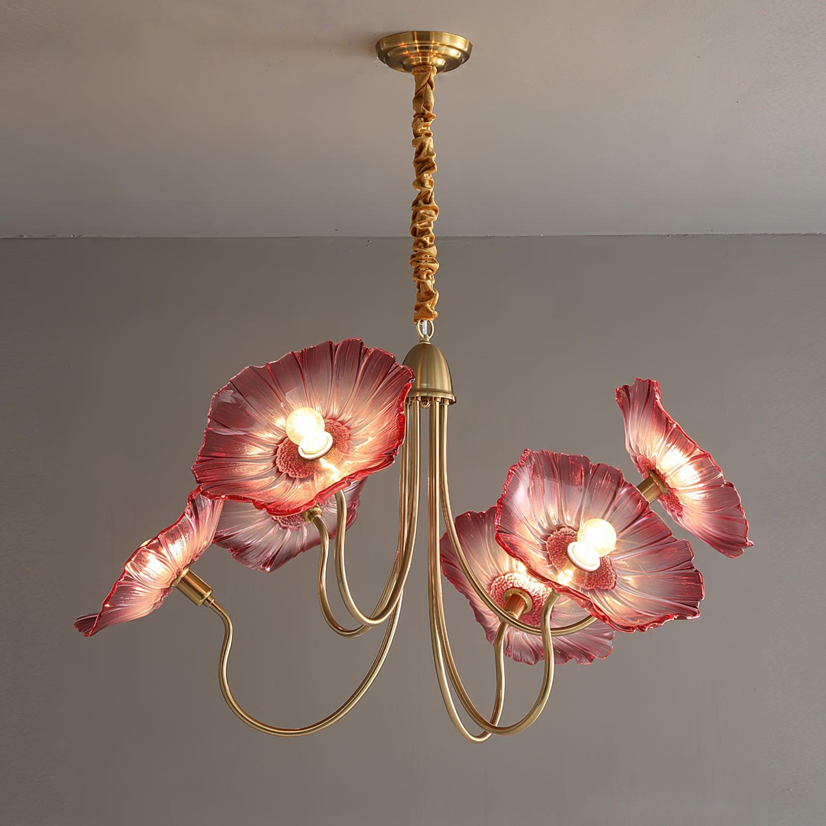 Calia Glass Chandelier - Neutralighting