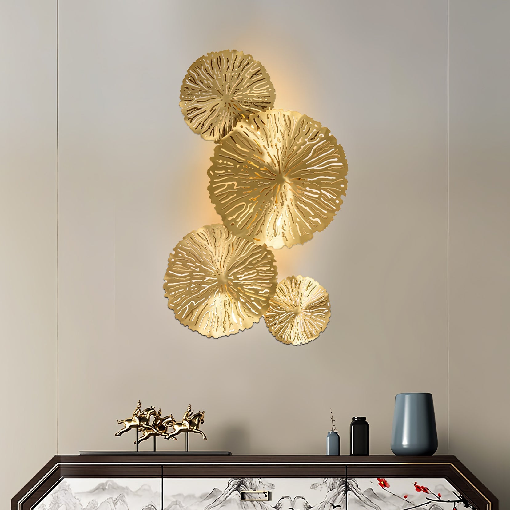 Veya Lotus Leaf Wall Sconce - Neutralighting