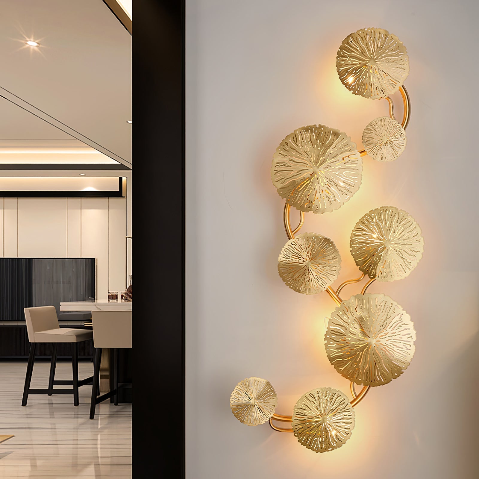 Veya Lotus Leaf Wall Sconce - Neutralighting