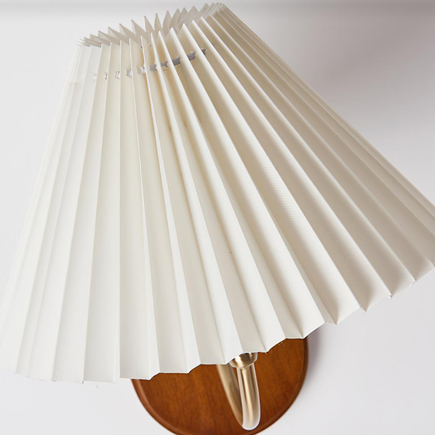 Solenne Vintage Pleated Shade Wall Lamp - Neutralighting