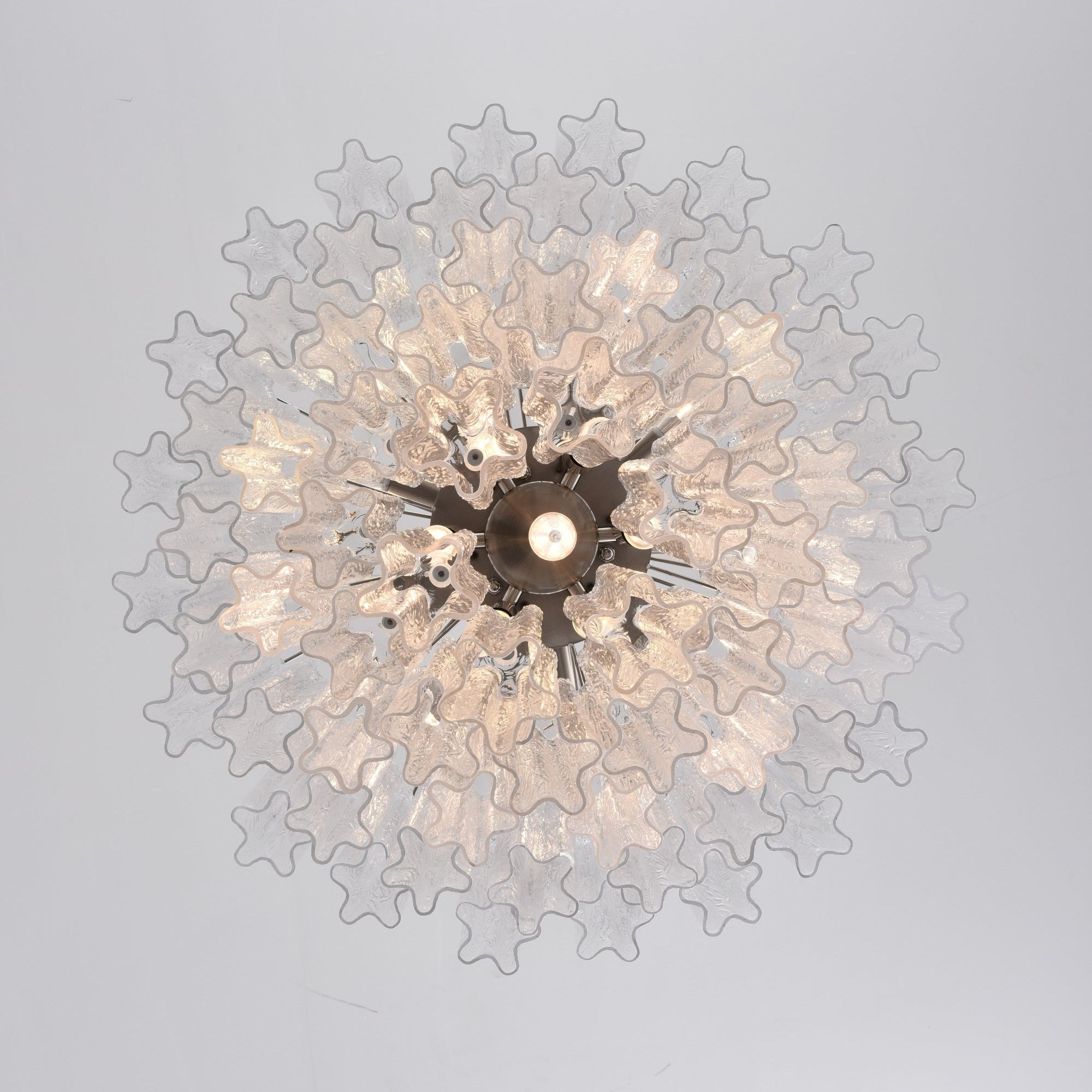 Aurora Chandelier Clear Glass Multi-Tier Crystal Glow - Neutralighting