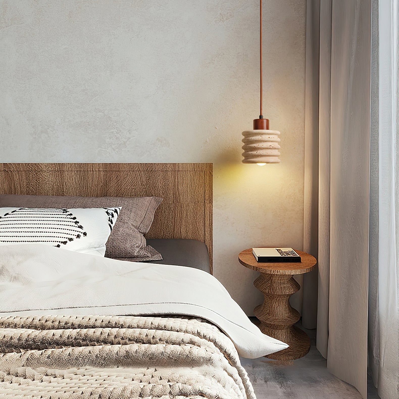 Burlat Pendant Light Travertine - Neutralighting