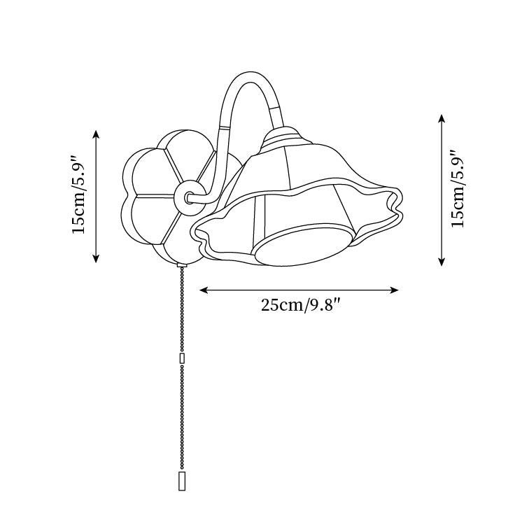 Maribel Vintage Flower Wall Lamp - Neutralighting