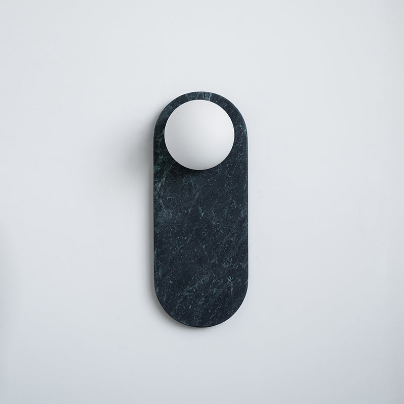 Sylv Oval Wall Lamp Marble - Neutralighting