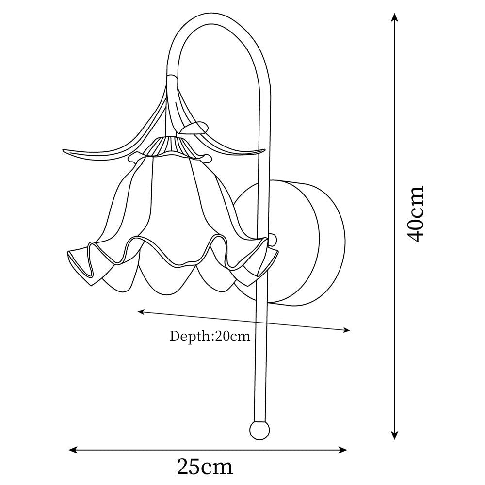 Luna Lily Flower Wall Lamp - Neutralighting