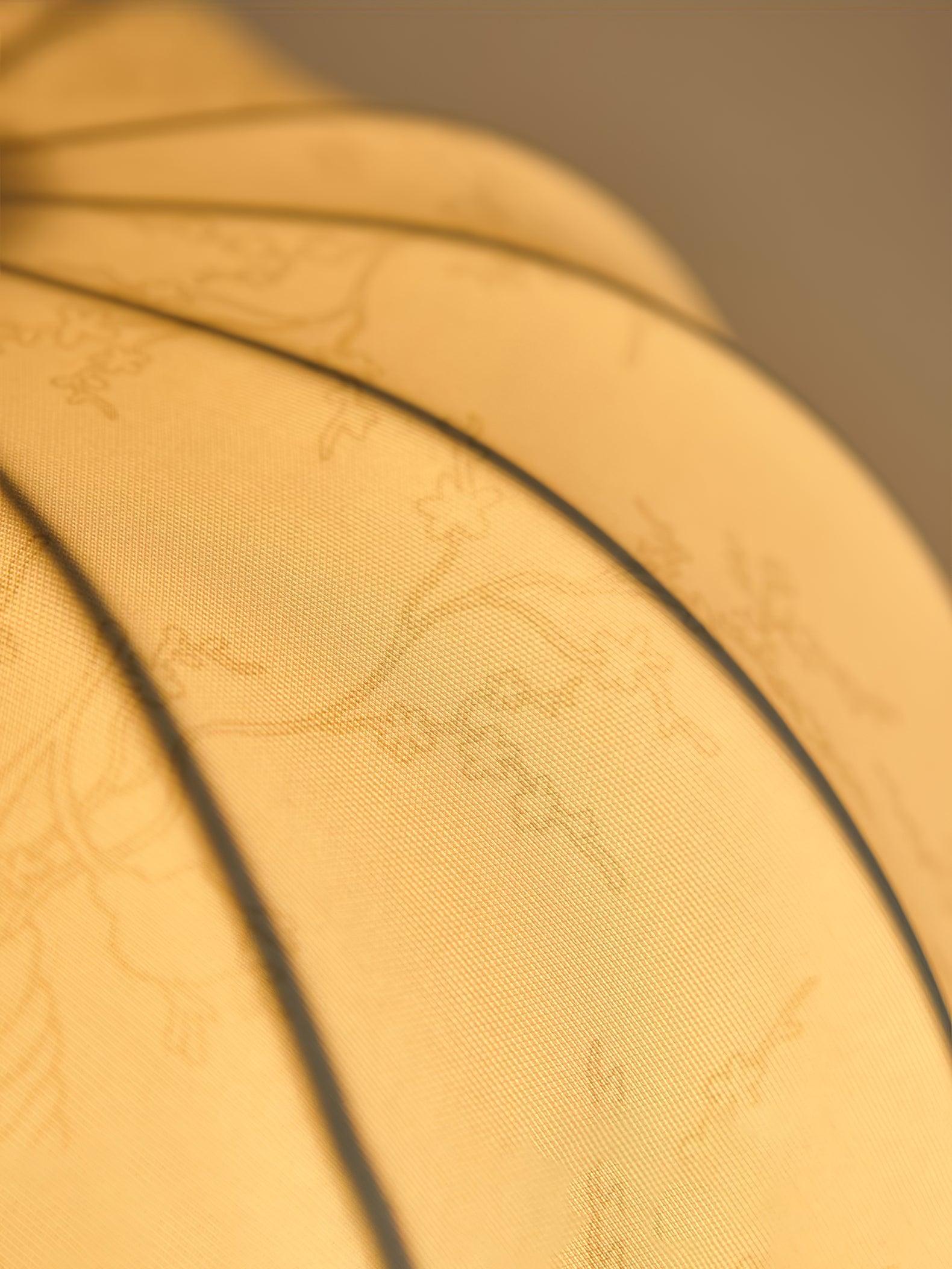 Ceiling Light in Fabric, Metal and Wood for Warm Interiors Elegant - Neutralighting